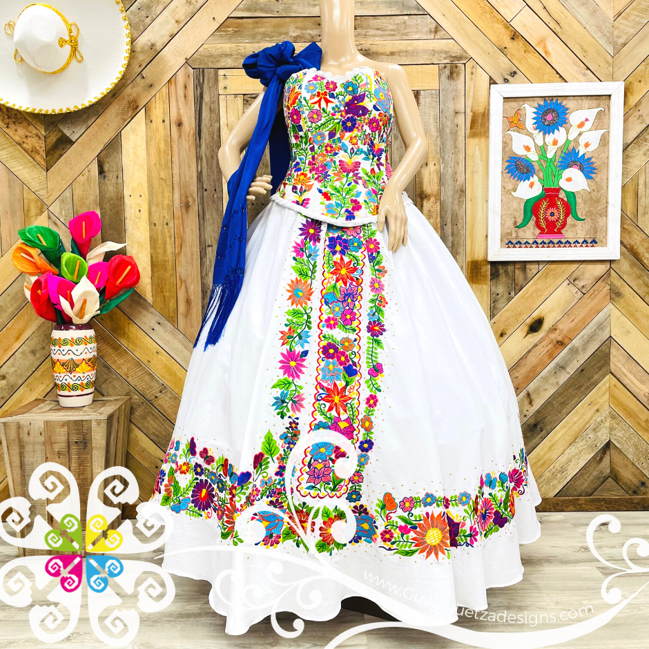 White Wedding Puebla Dress - CUSTOM ...